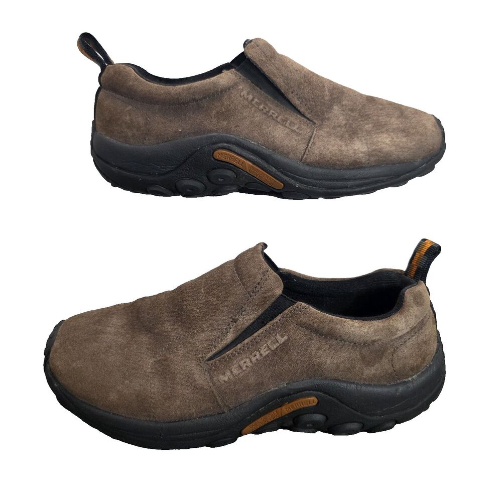 Merrell Jungle Moc Waterproof Women's 9 Gunsmoke Suede Slip-On Shoes